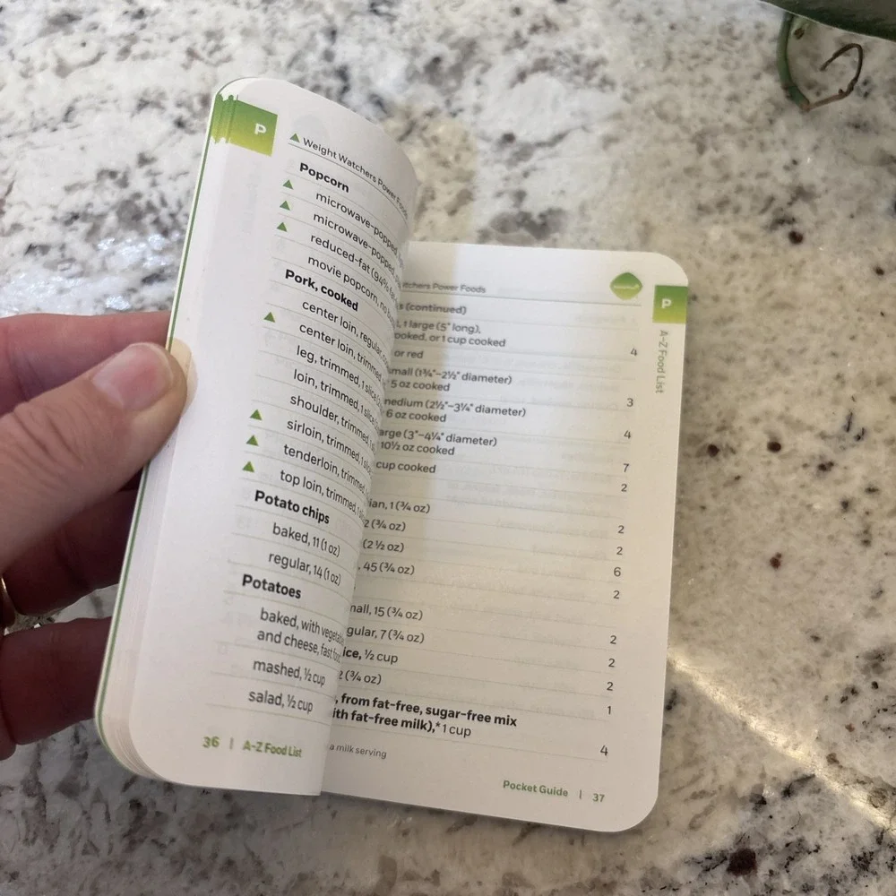 Weight Watchers 360 POCKET GUIDE Points Plus Foods and Guides Small‎ Book